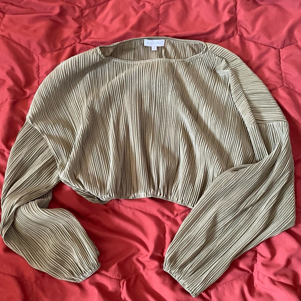 Gianni Bini Cropped Blouse. New without tags. Never Worn.